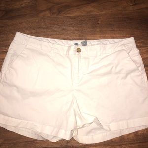 White old navy shorts